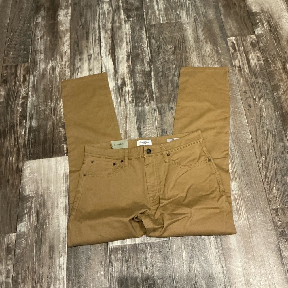 Goodfellow & Co Men's Khaki Chinos Denim Pants Size 31x30